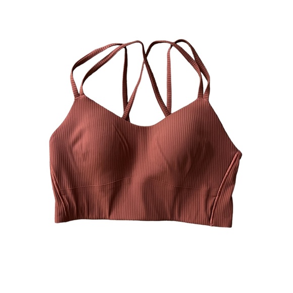 lululemon athletica Tops - Lululemon Like a Cloud Ribbed Longline Bra Size 6